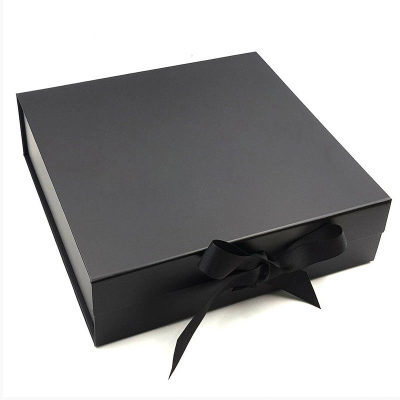 Custom Advanced Texture Art Paper Black Candle Packaging Paper Gift Box