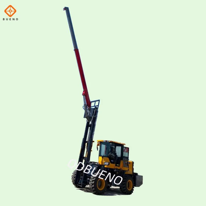 Bueno Multifunction Diesel off Road Forklift Truck Machines All Rough Terrain Forklift China EPA Industrial Transmission Four Wheel Diesel Mini Forklift