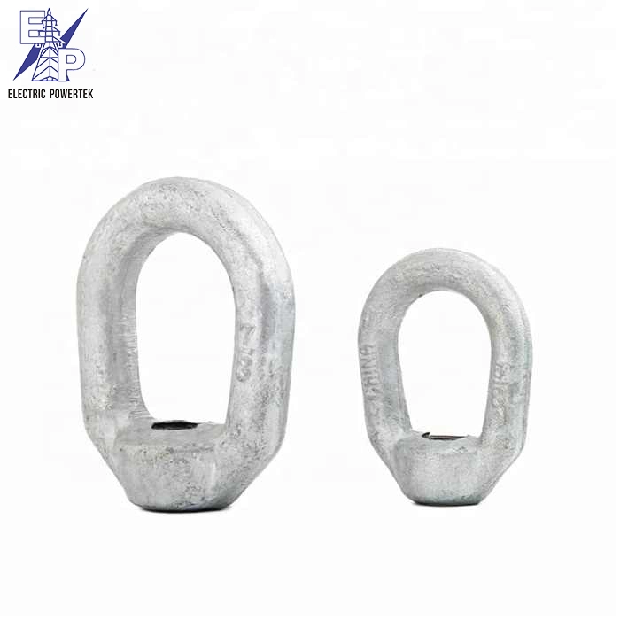 Hot Dipped Galvanized Heavy Duty Forged Eye Nut Oval Nuts