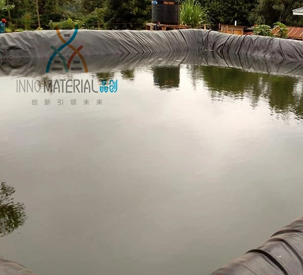 Smooth Hydraulic Project Inno Paper Roll +Woven Geotextile Pond Liner Geomembrane