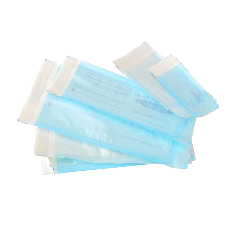 Einweg-Dental Medical Flat Zuseted Selbstdichtende Dampf Sterilisation Packpapier Tasche