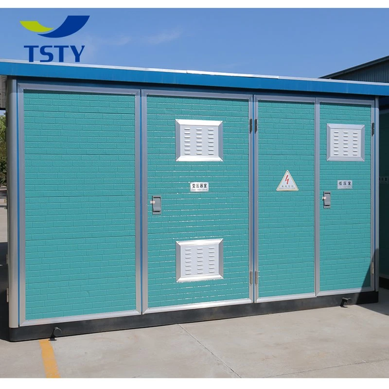 European Box-Type Transformer Substation E-House Ybm-12/0.4 Prefabricated Substation, Transformer Substation, Distribution Box, Power Distribution