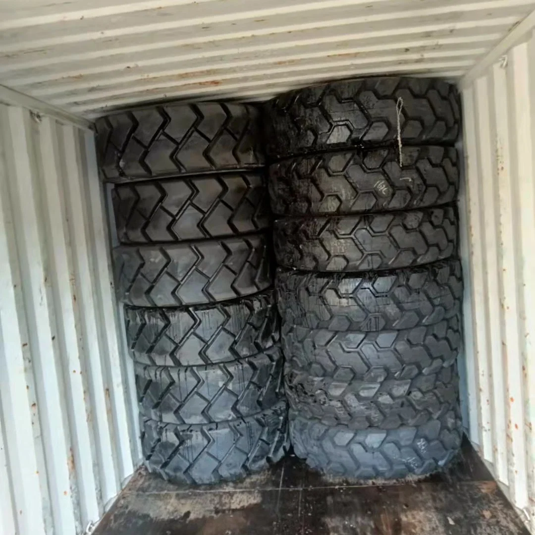 6.50-10 6.00-9 Solid Tyre for Forklift Dump Truck Wheel Loader Excavator