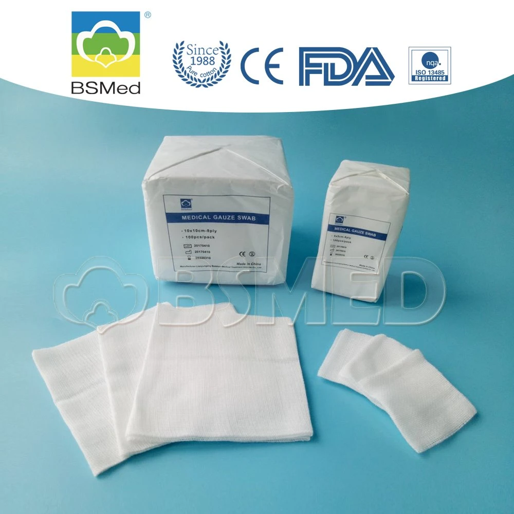 100% Cotton Medical Supply Non-Sterile Gauze Sponge Swabs