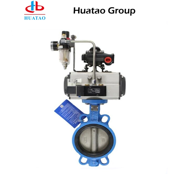 Pneumatic Vacuum Ductile Iron Stainless Steel Butterfly Valve