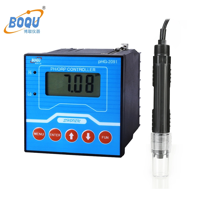 Boqu Phg-2091 Industrial pH ORP Meter for Panel Wall or Pipe Installation pH Transmitter pH Meter