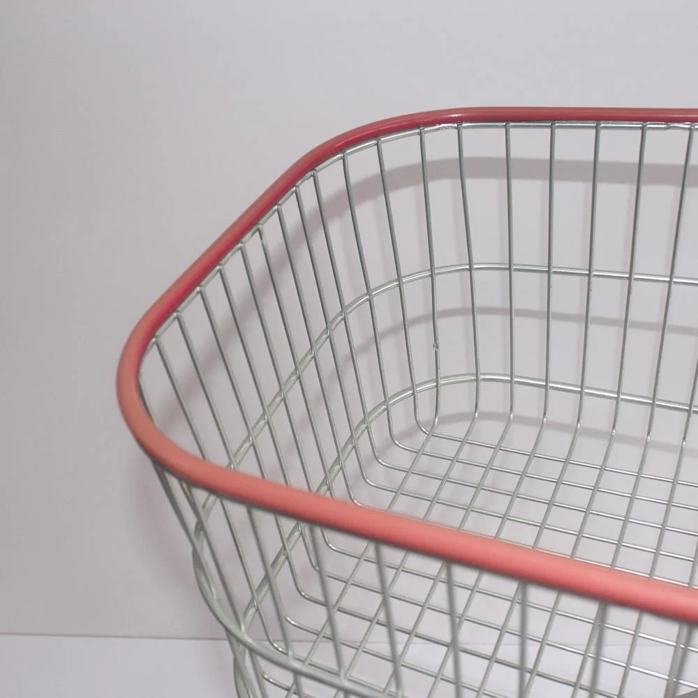 Hot Selling Design Round Basket Supermarket Shopping Trolley Cart