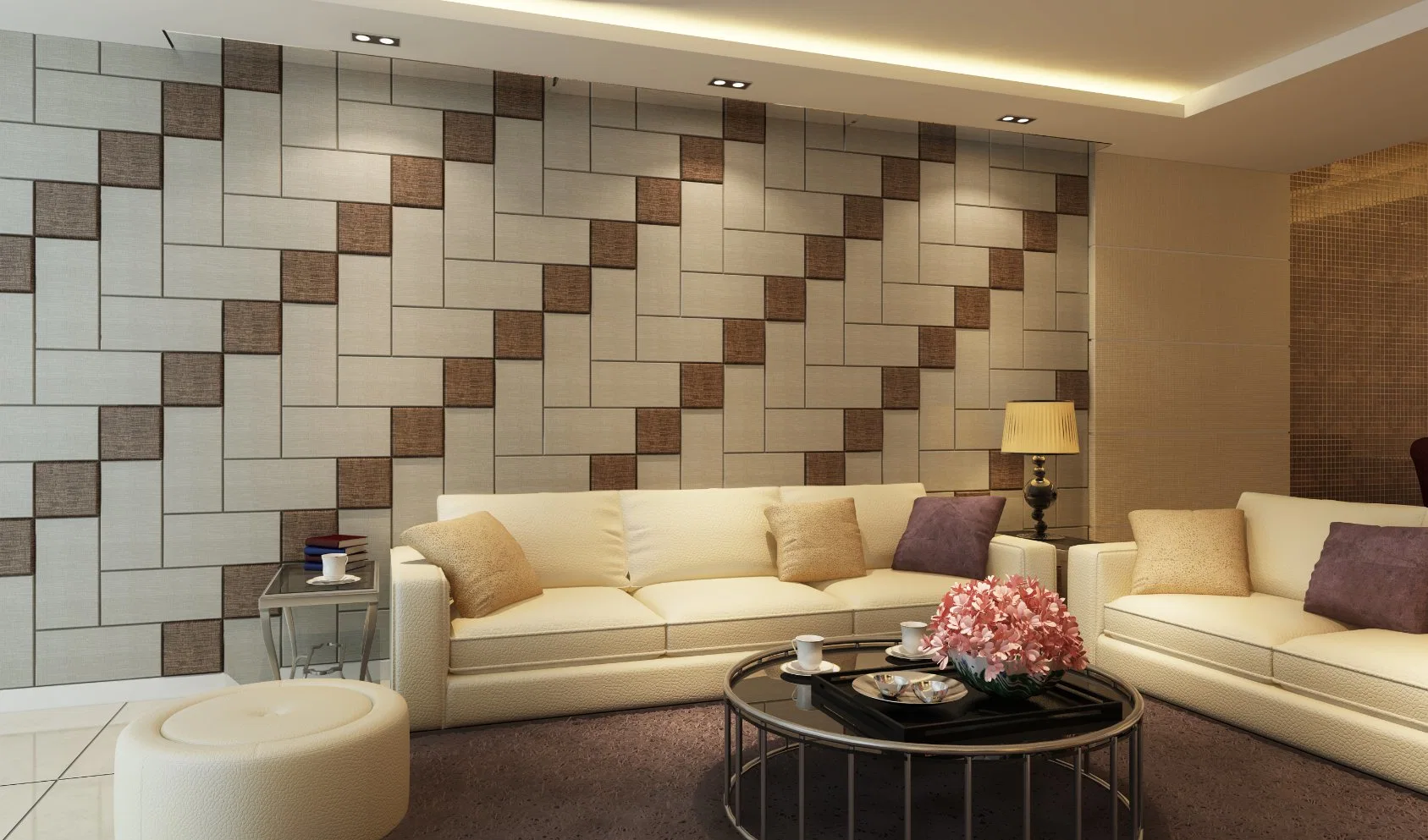 Libre de eco la decoración de interiores Material nueva actualización Panel de pared 3D