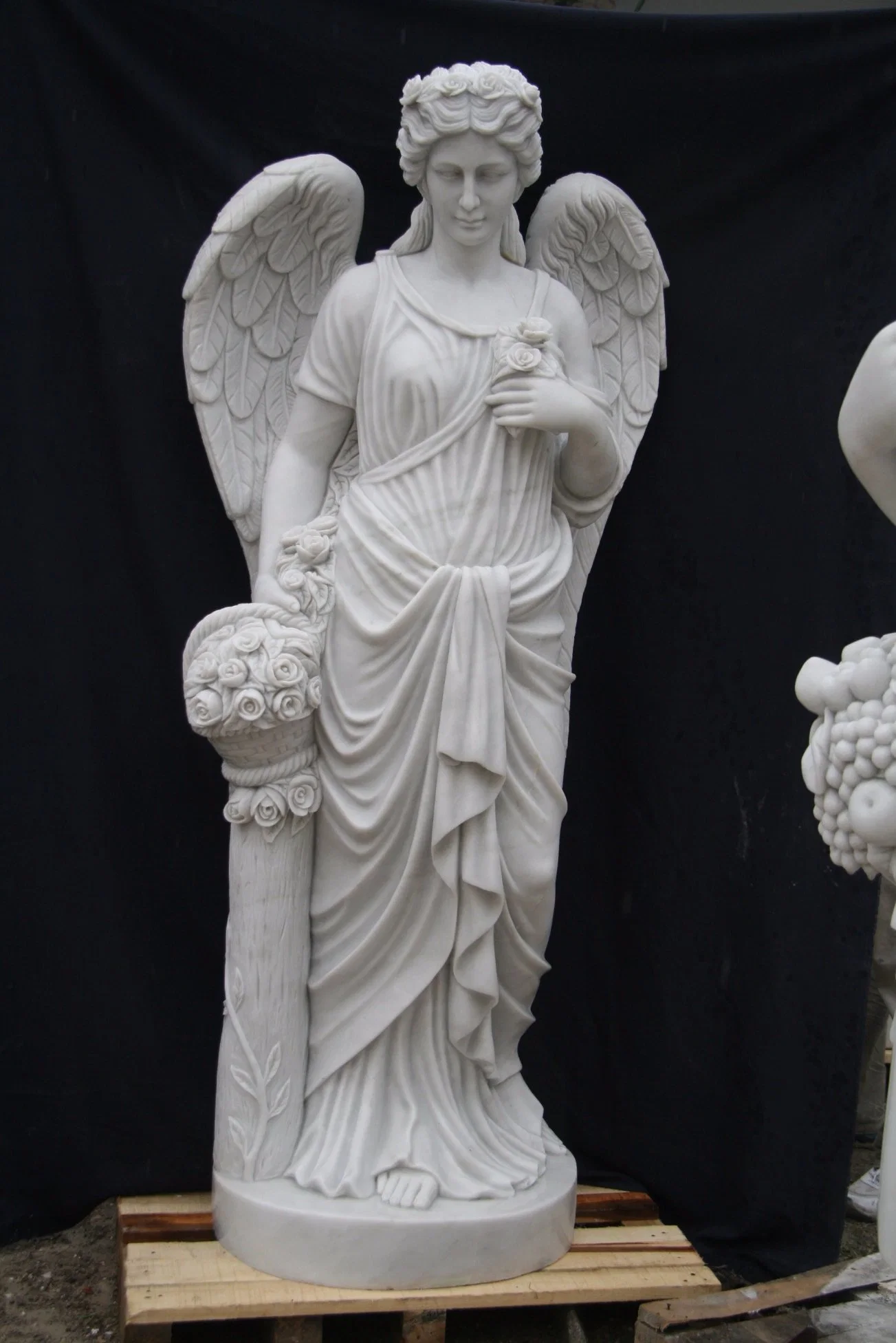 Lifesize Marble Sculpture Statues Grarden Decoration Religion Sculpture