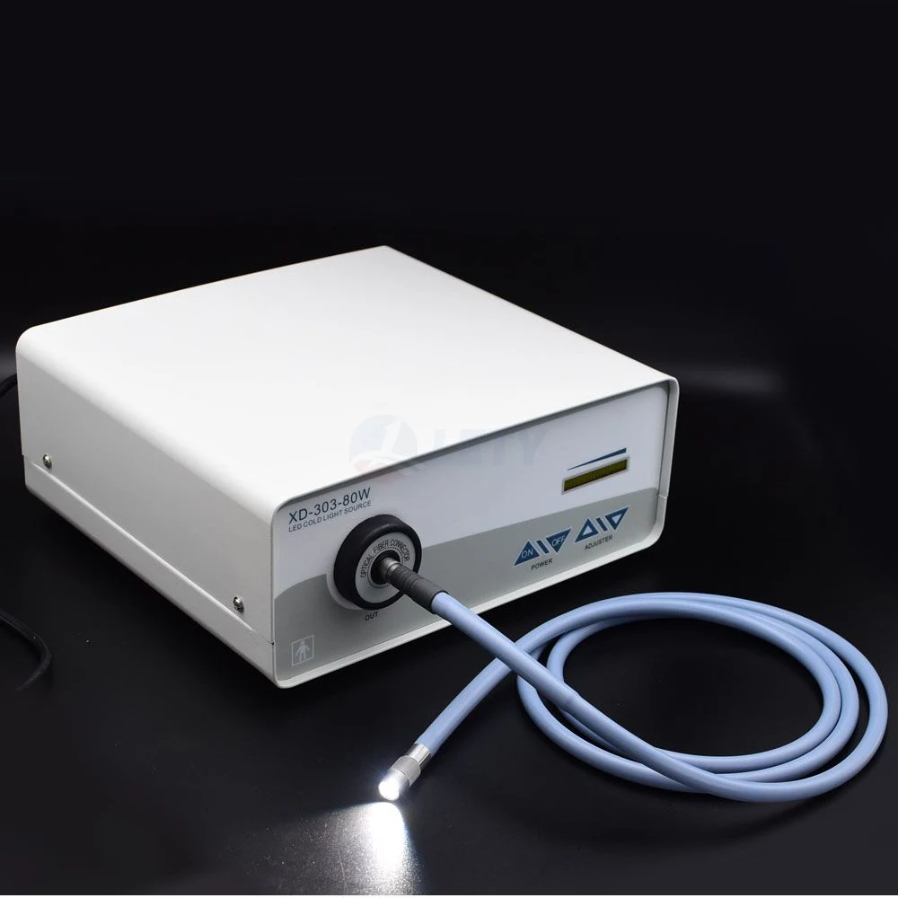Cheapest Surgical Endoscopy LED Cold Light Source Portable Medical Laparoscopy LED Cold Light Source
