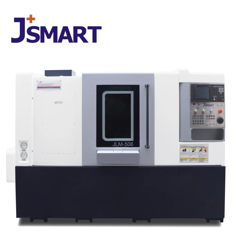 JLM-506 machining length 560mm High speed 6000rpm with tailstock and Mitsubishi system lathe