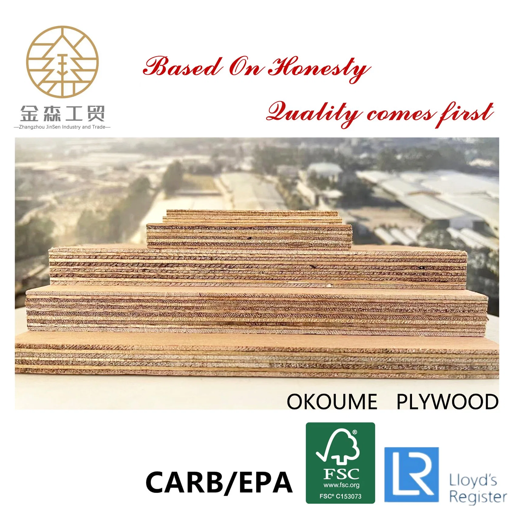 Poplar, Hardwood, Eucalyptus Wood Venner Commercial Plywood for Furtinure Building Materials