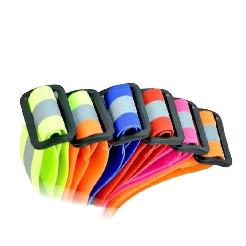 K3030 Bright Elastic Reflective Webbing Color Polyester Rubber Band 5cm