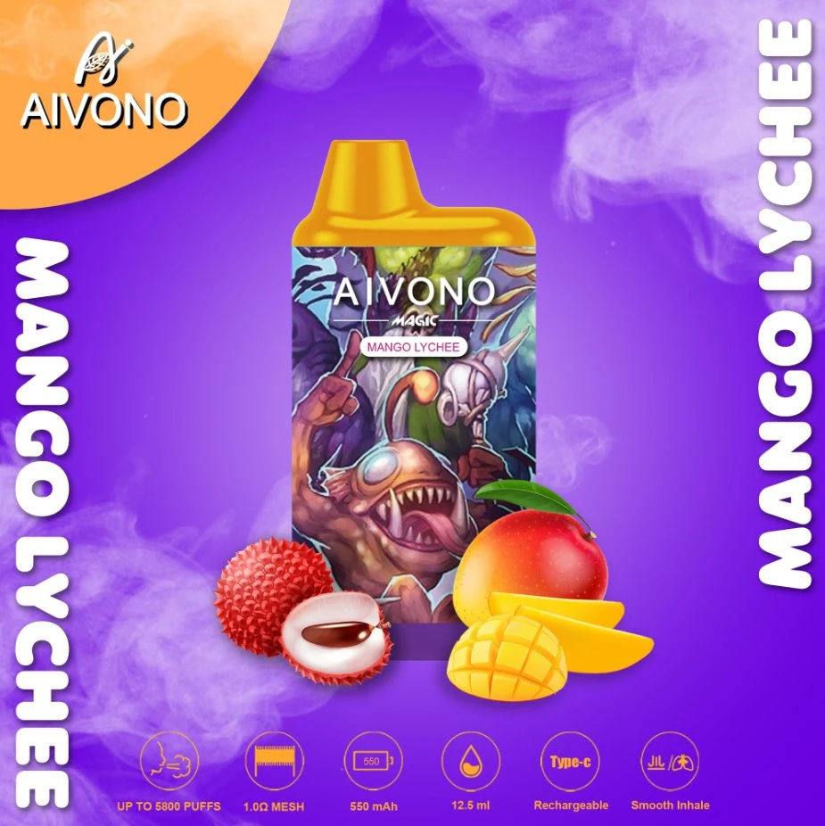 أيفونو قابل للتفكيك مصنع الجملة السجائر الإلكترونية Aivono AIM Magic Box 5800puffs OEM