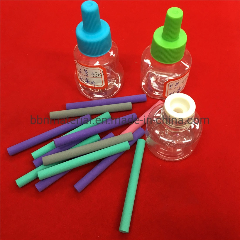 High Strength Mosquito Liquid Absorption Porous Colorful Wooden Ceramic Wick Fiber Rod Refill Bottle Used