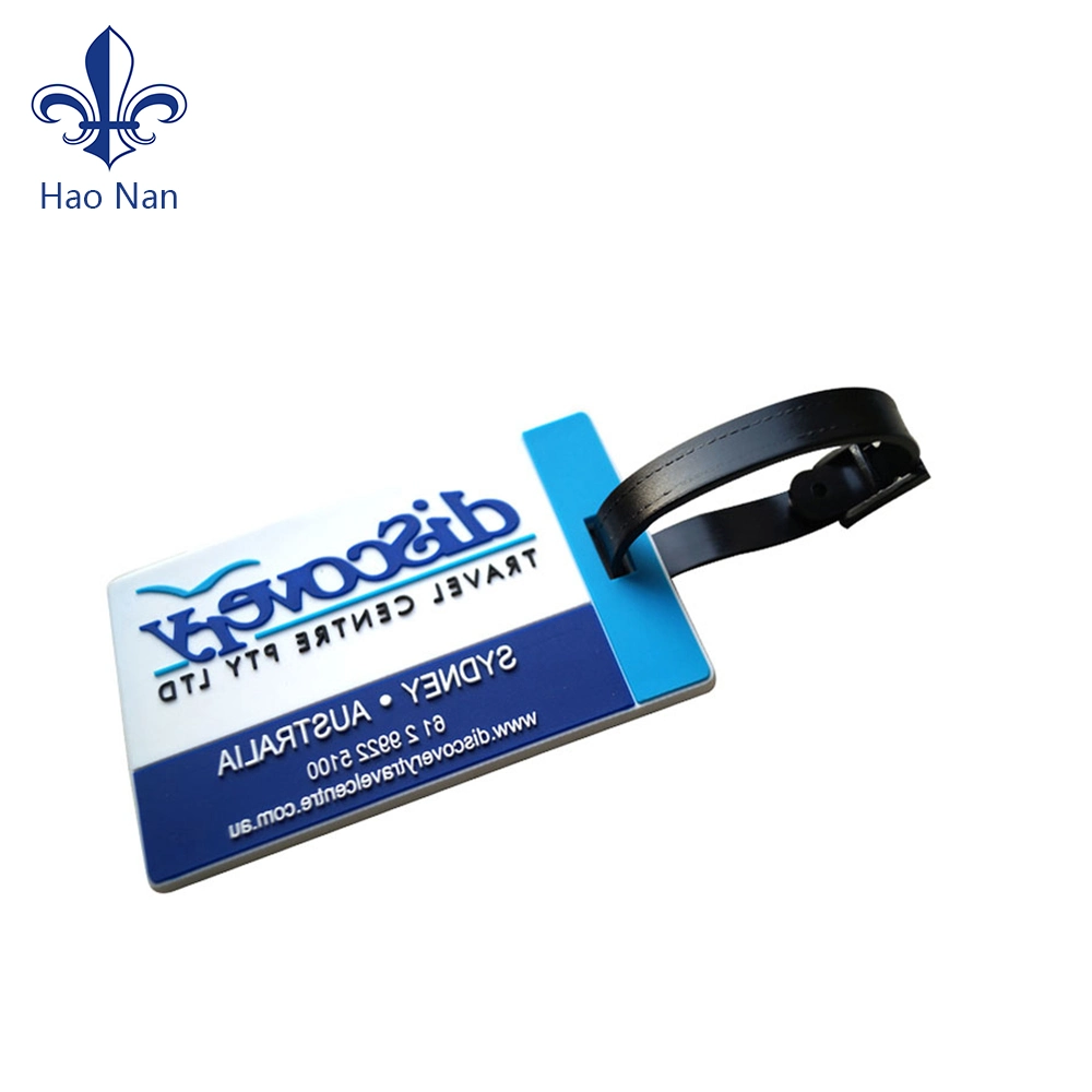 Fashion Design Promotional Gift Soft PVC Bulk Luggage Tag