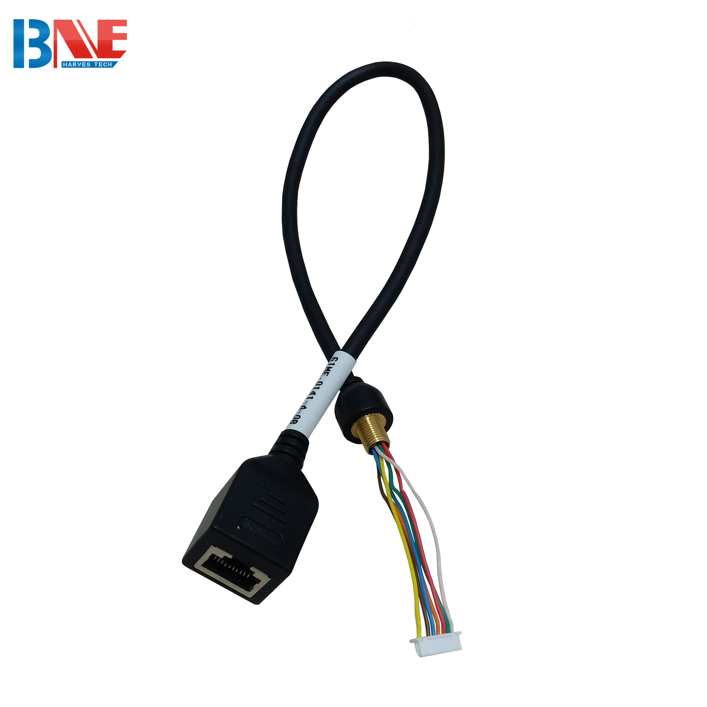 OEM Custom Waterproof Automation Medical Equipment Wire Harness Cable Assembly Awm 20624 80c 60V VW-1 FFC, 24 Pin Flat FFC VGA Lvds Cable