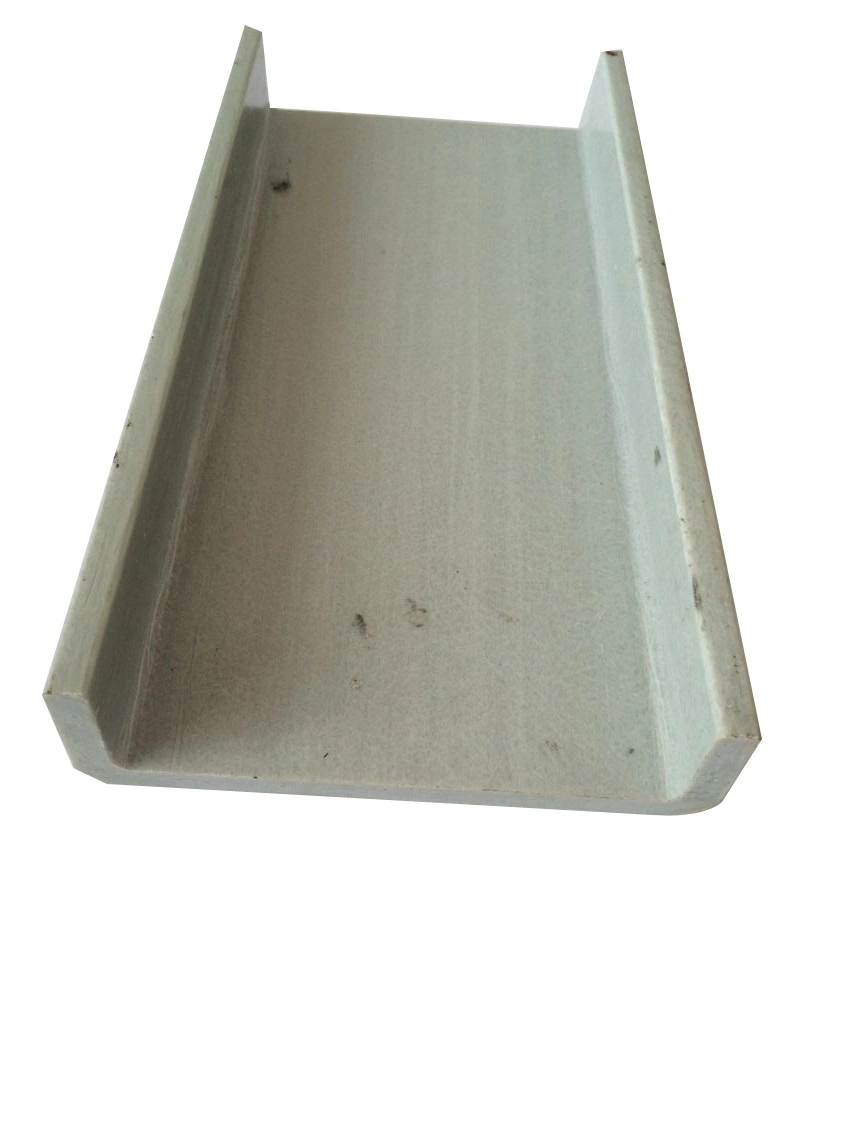 Fiberglass FRP U-Profiles Tube for Building Material/FRP Roof Tile