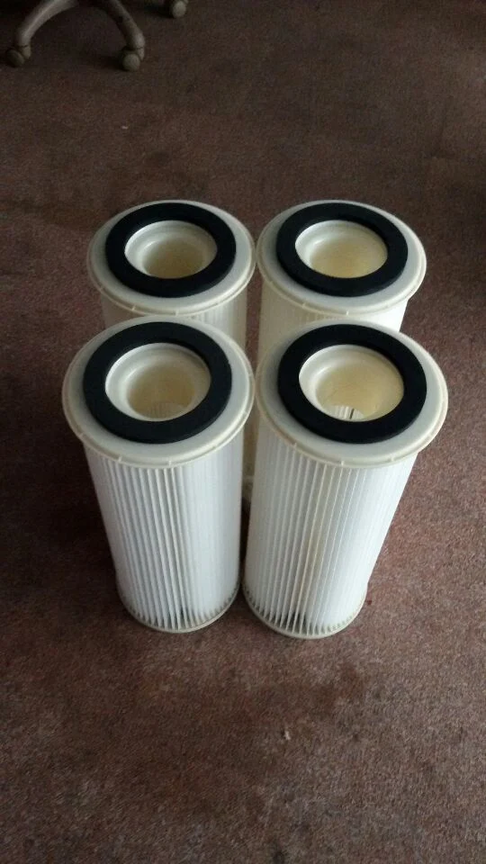 Factory Manufacturer Industrial 0.3 Welding Fume Powder Collection Cylindrical Polyester Dust Cartridge Air Filter