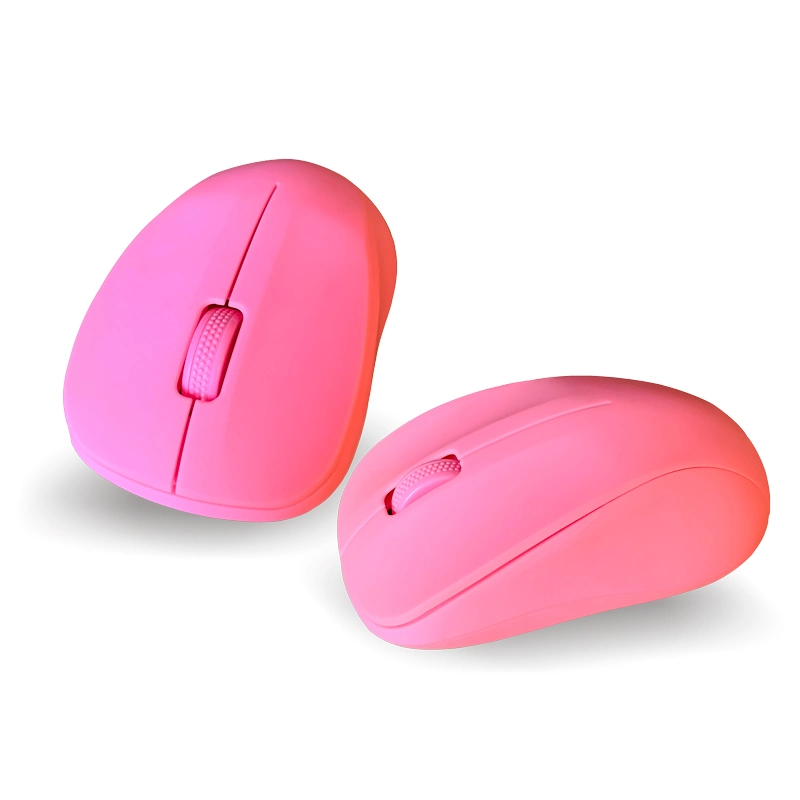 Rose couleur 3 touches 2.4G Opitcal souris sans fil pour Dame