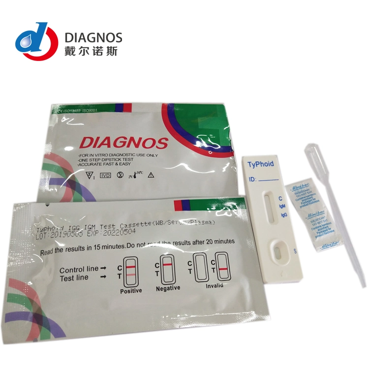 Medical Diagnostic Typhoid Igg/Igm Rapid Fever Test Kit