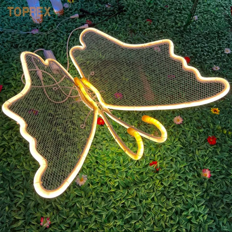 Hanging Christmas Lights Event Decorations Butterfly Lighting for Weddings