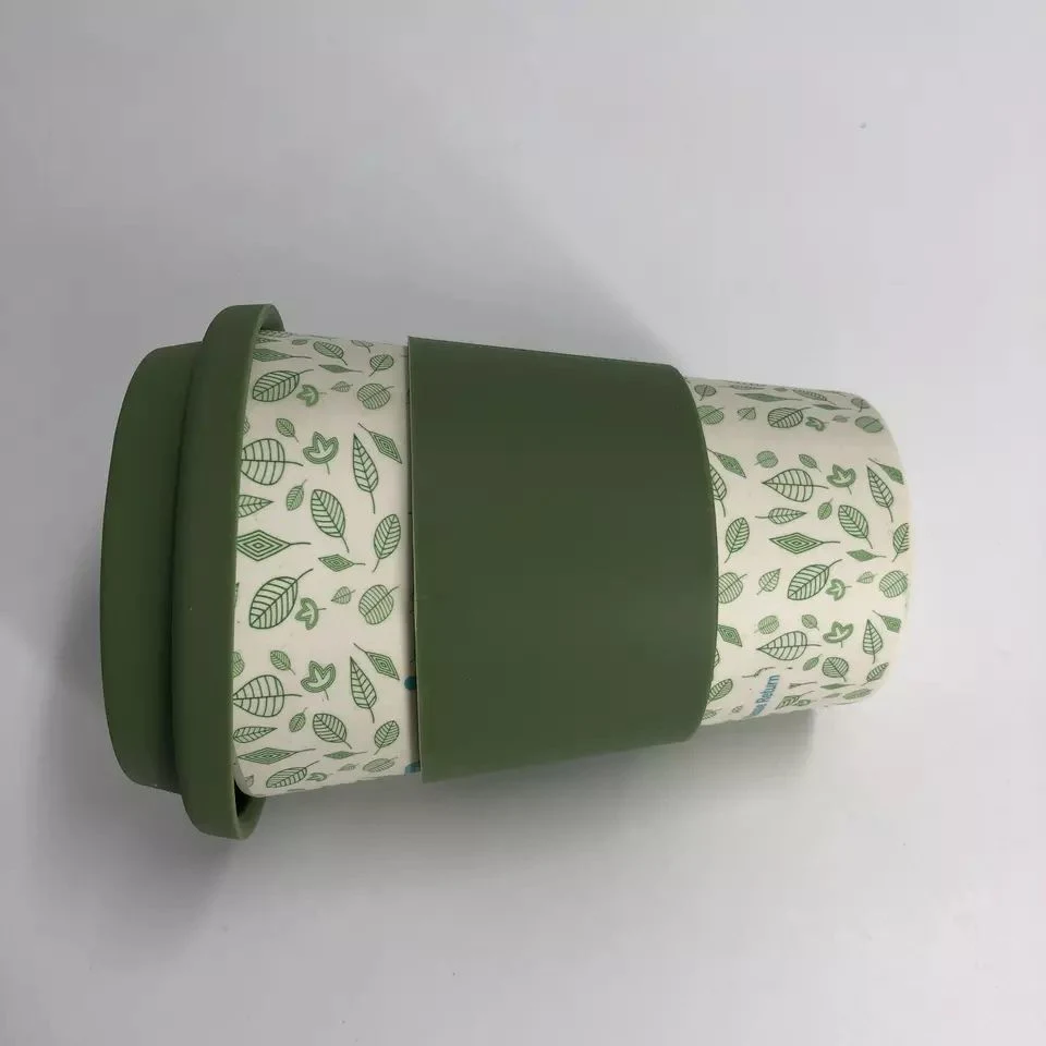 Tazas de café Aveco biodegradables de fibra de bambú para leche Jugo de café