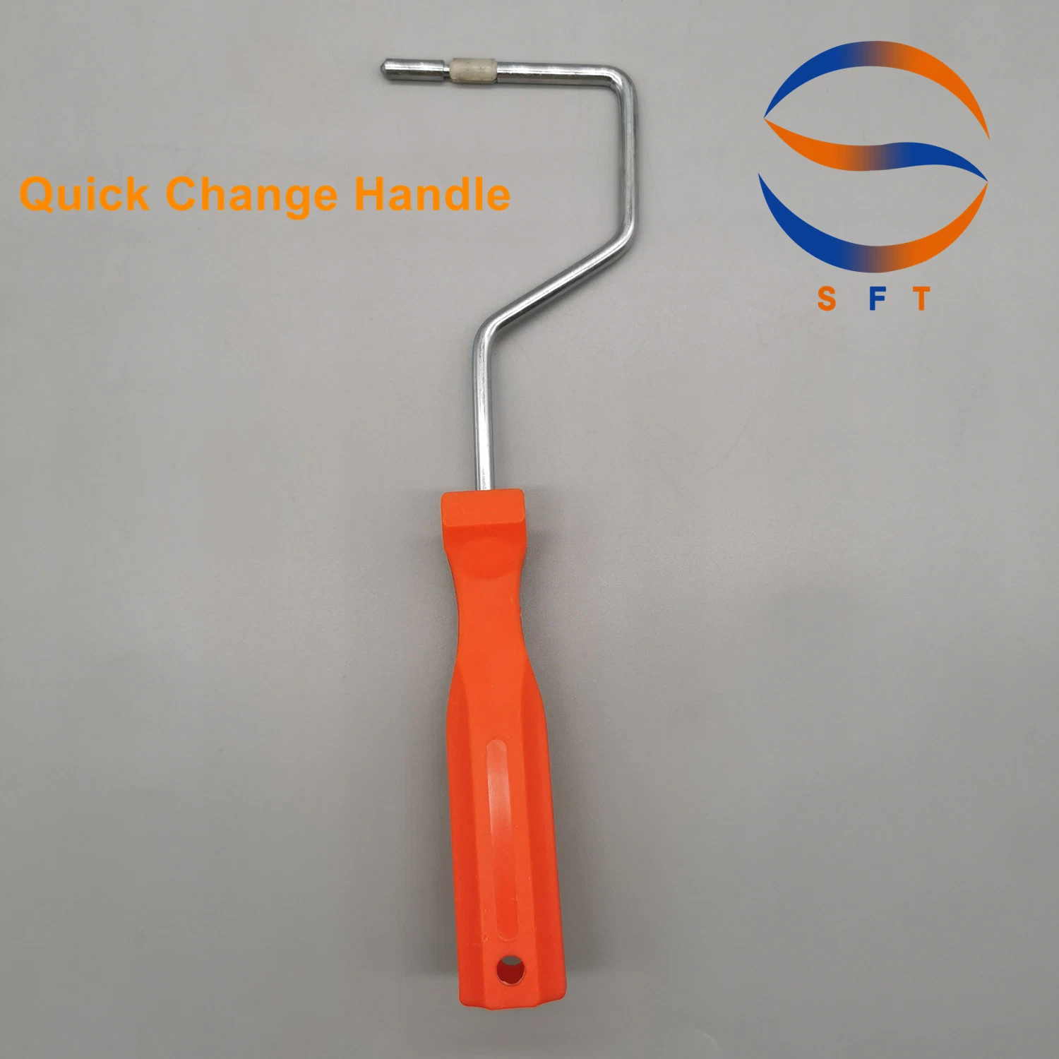 Quick Change Handle for Bristle Rollers for Fiberglass Lamintes