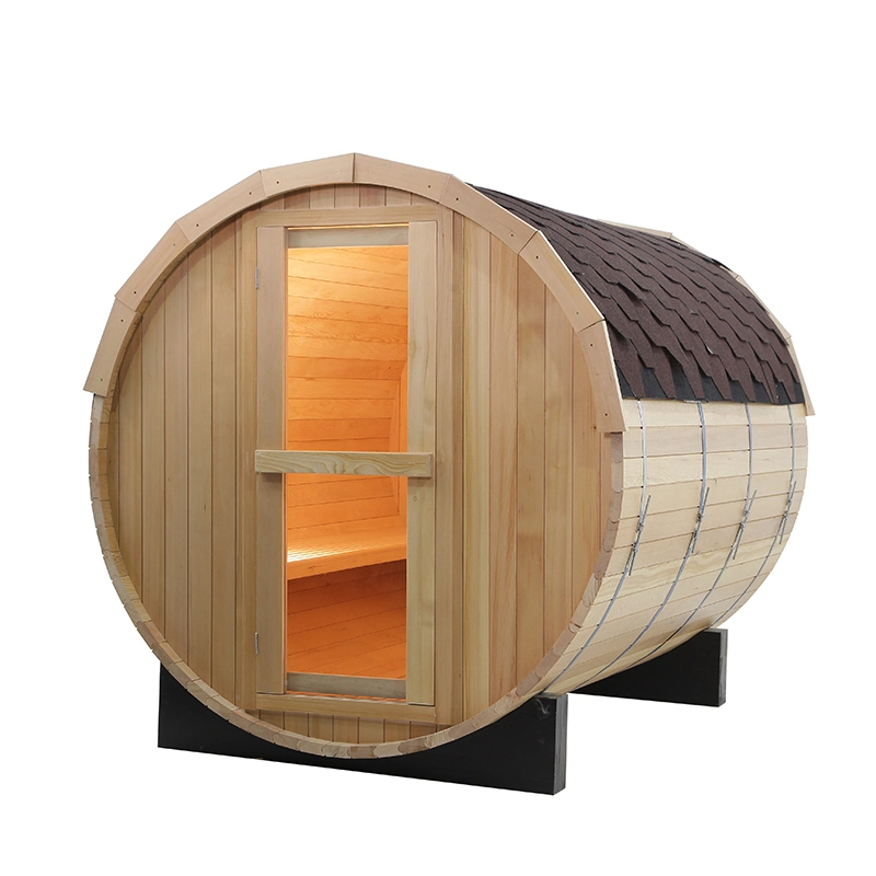 Populaire Hot sale extérieur en bois humide bain de vapeur sauna salle