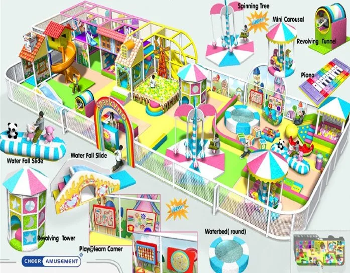 Cheer Amusement Jungle Theme Indoor Playground Amusement Park