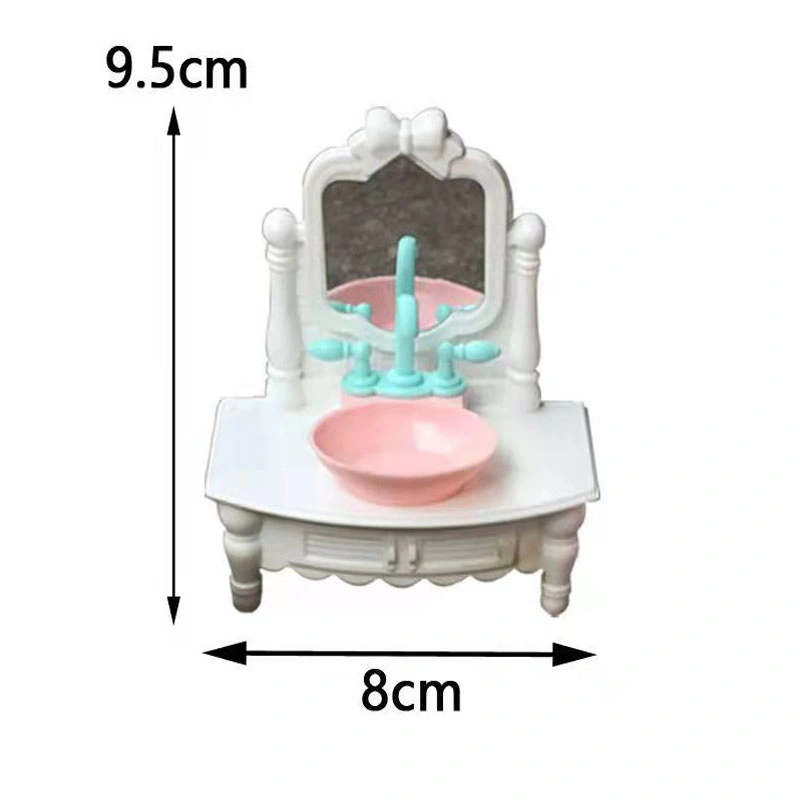 Plastic Toy Plastic Doll House Washing Basin for 10cm Doll