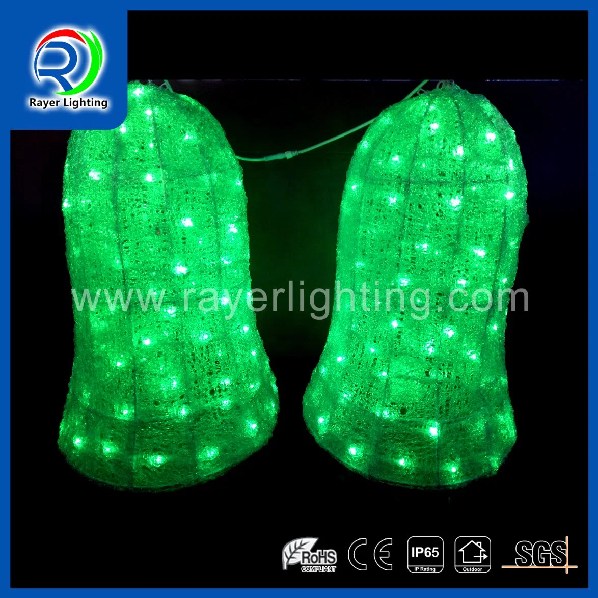 LED Motif Lighting New York Decoration Christmas Bells