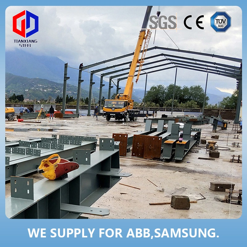 Pre-Engineer Steel Structure Building / Metal Steel Warehouse Construction