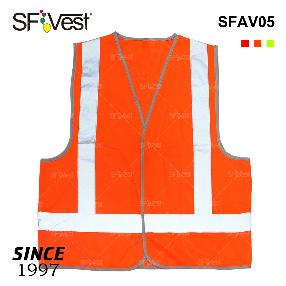 Wholesale/Supplier 100% Polyester Men Safety Protection Warning Reflective Vest