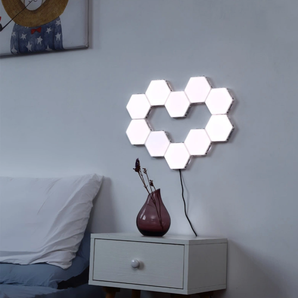 Wholesale/Supplier LED Magnetic Modular Quantum Hexagonal Touch Sensitive RGB Wall Light