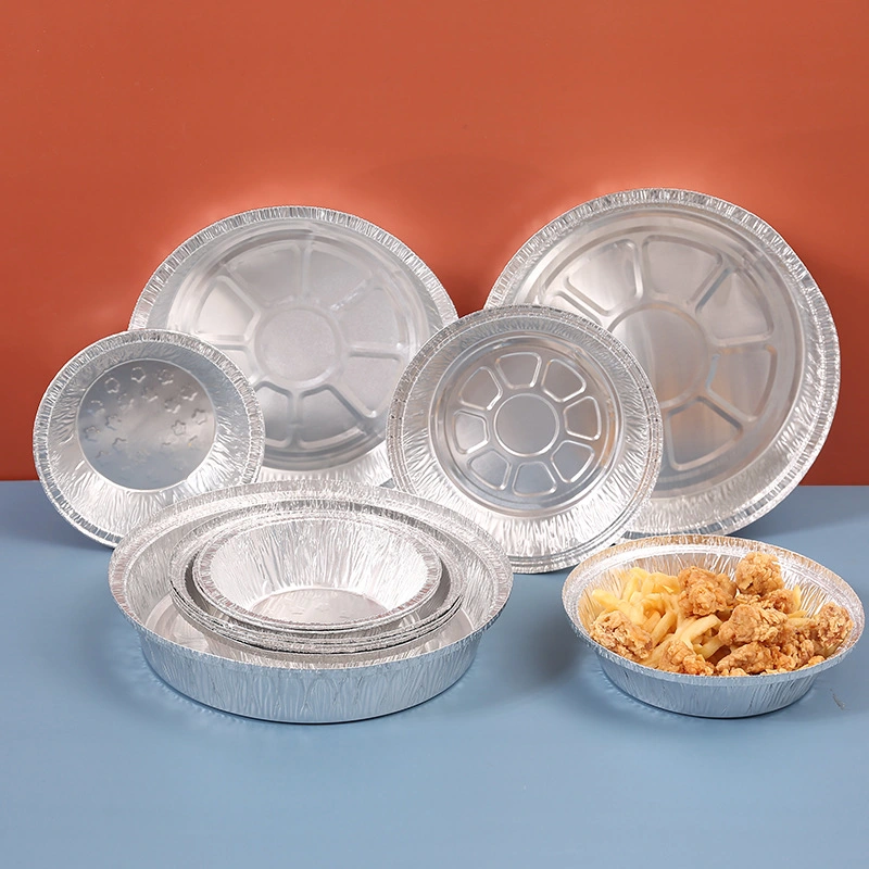 Récipient de qualité alimentaire Carryout aluminium Casserole jetable feuille d'aluminium déjeuner Boîte