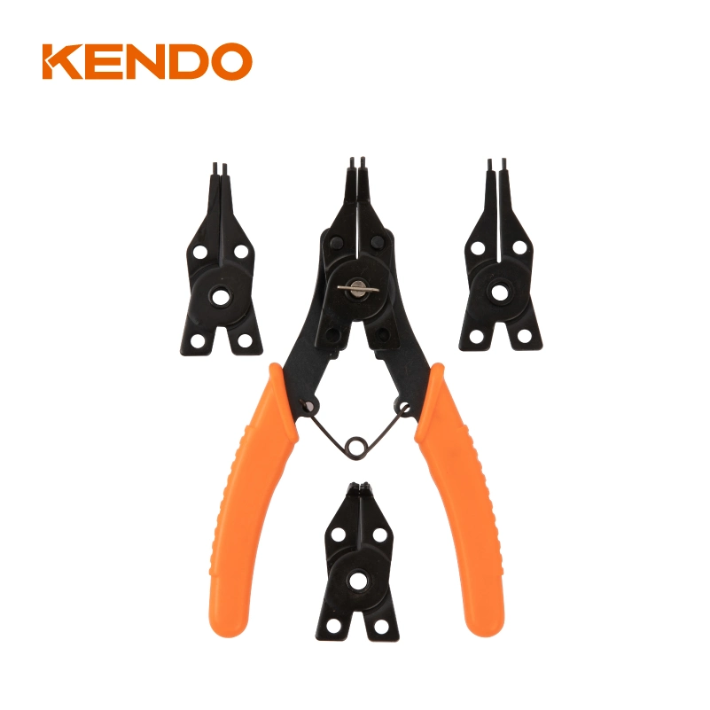 Kendo High Efficiency, Lower Workload, Fatigue Free Professional 4 in 1 Circlip Pliers Set