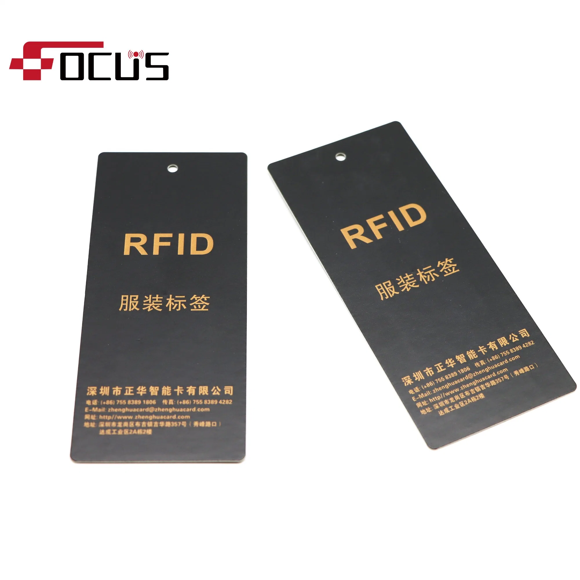 RFID Garment Ratail Unique Anti-Fake Code Printing Hang Tag