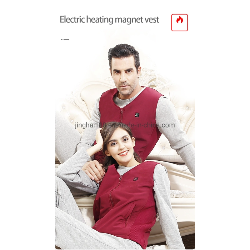 New Electric Magnet Heating Vest Unisex Winter Heating Vest Jacket Clothes