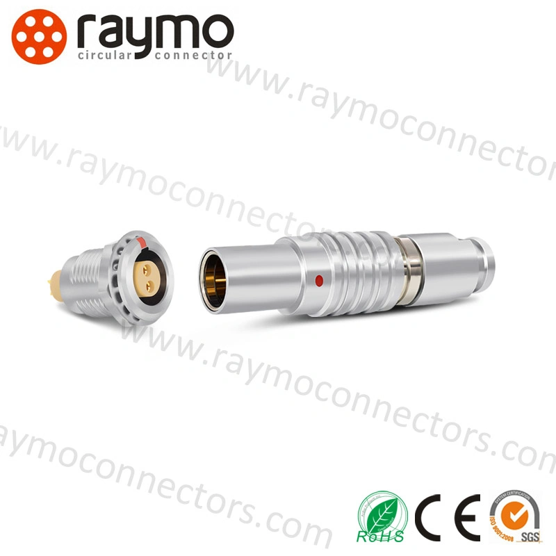 Ffg 0b 2 3 4 5 6 9 pinos conector circular médicos Non-Locking marcação RoHS aprovado