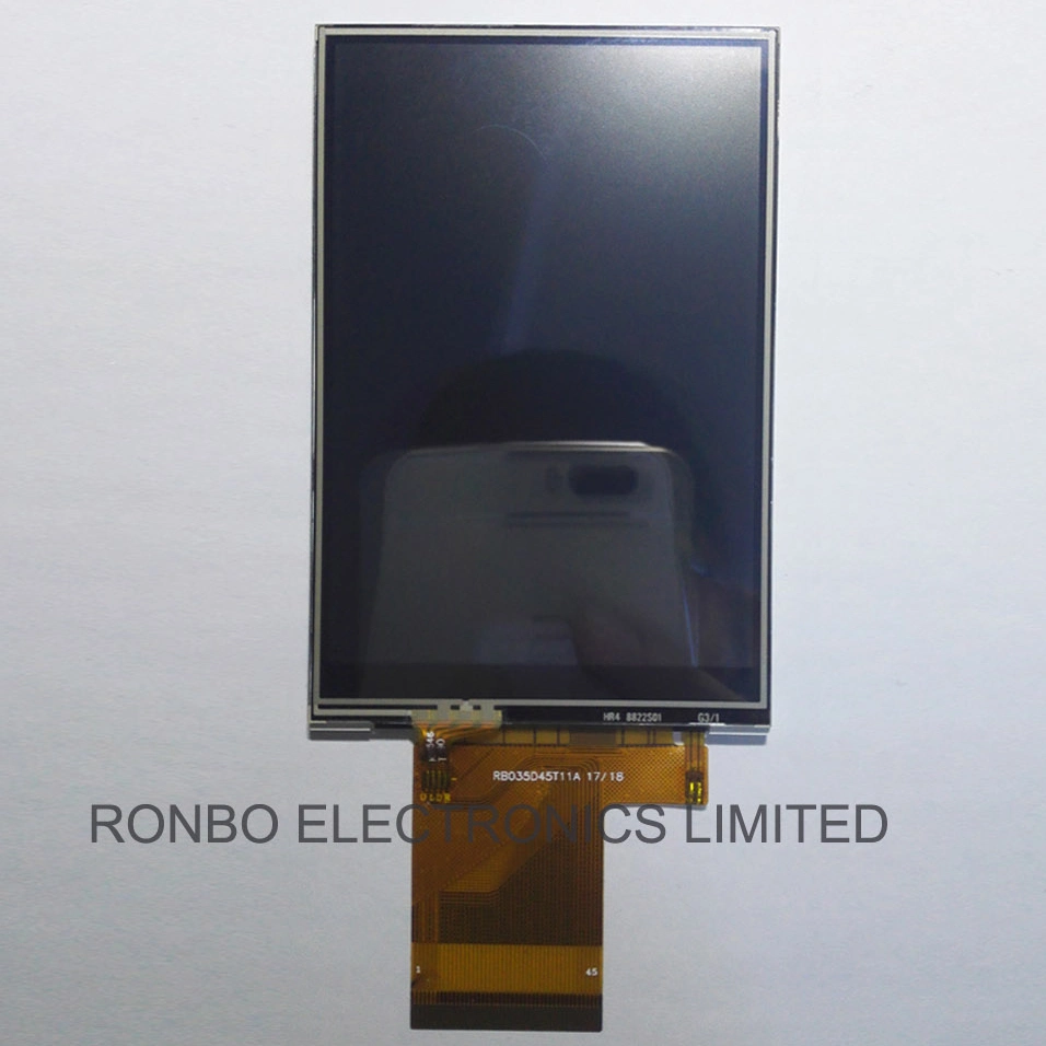 3.5 Inch 320X480 Outdoor Sunlight Readable High Brightness 600 CD/M2 TFT Touch LCD Screen