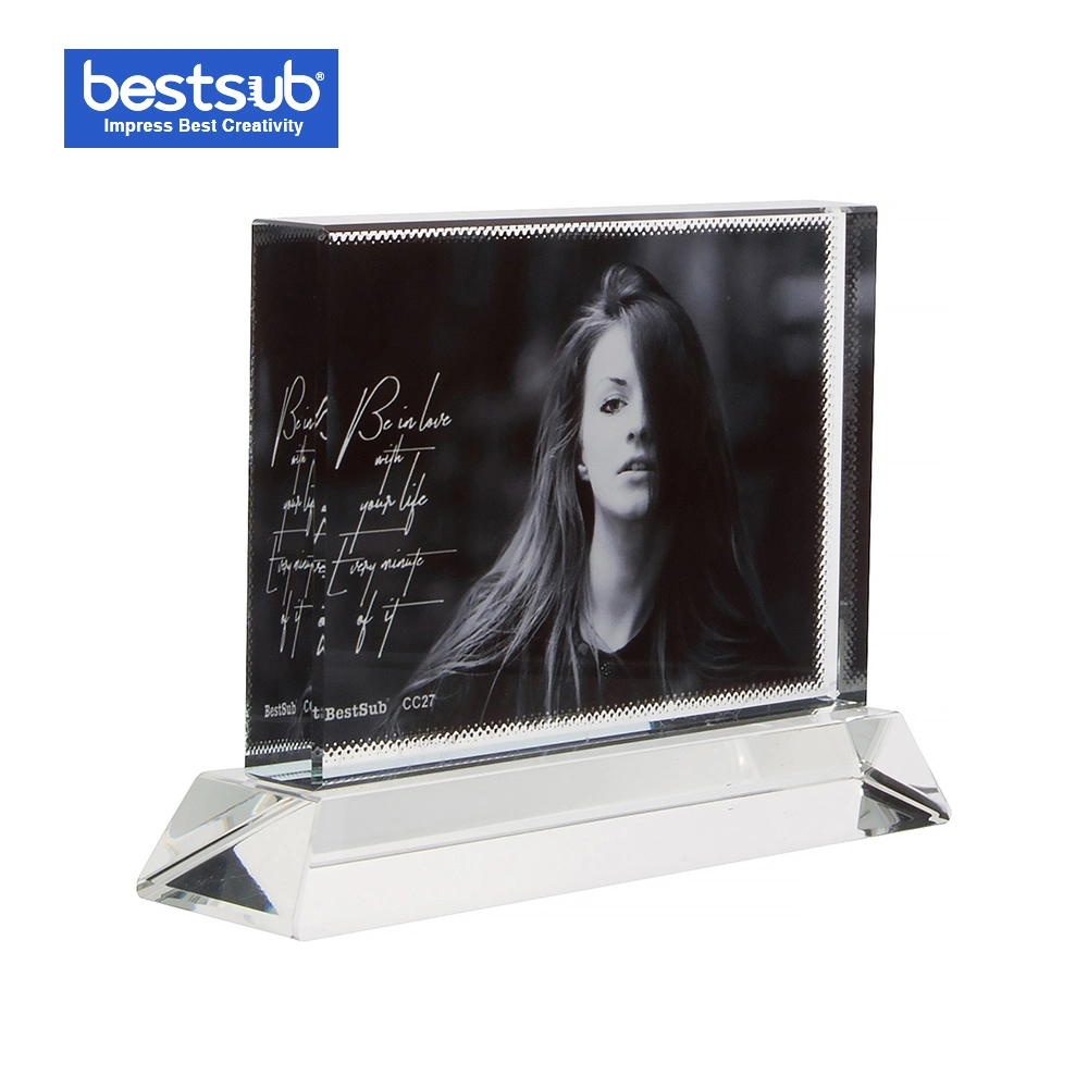 Bestsub Horizontal T-Screen Sublimation Coated Photo Crystal (CC27)