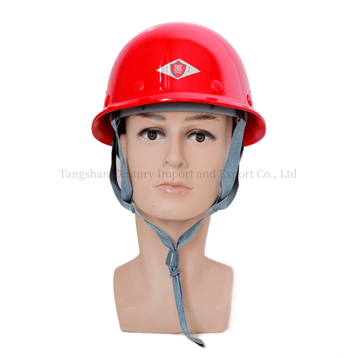 Red Safety Hat Fiberglass Safety Helmet