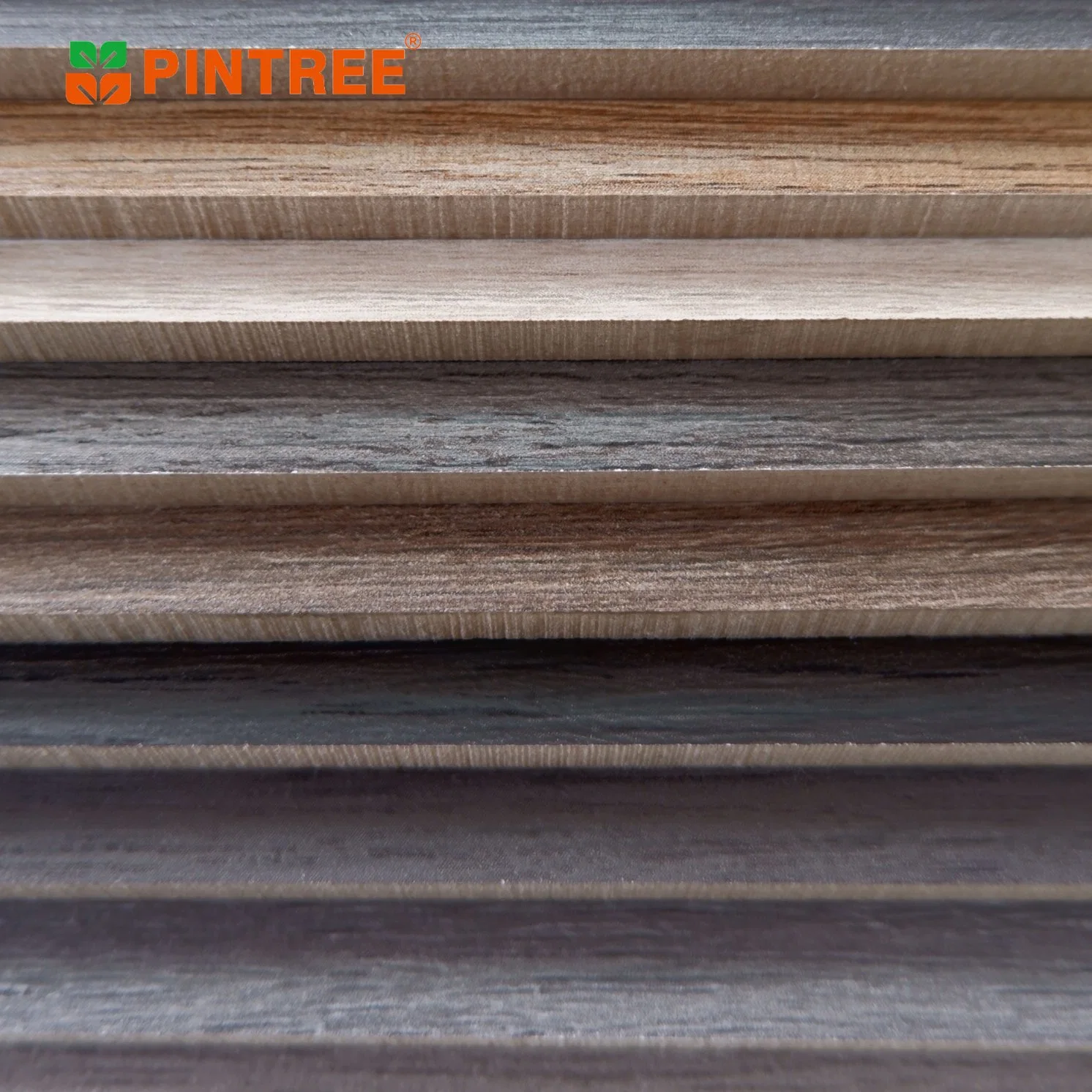 9-25mm Thickness Laminated Hardwood Melamine Plywood Sheet Timber Pine Surface