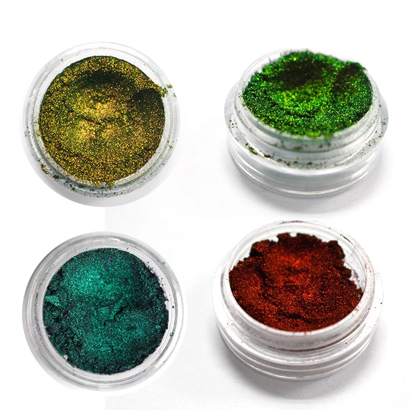 Wholesale/Supplier Cosmetics Pigments Makeup Beauty Decoration Glitter Eyeshadow Private Label Cosmetics Brown Eye Shadow Chameleon Pigment