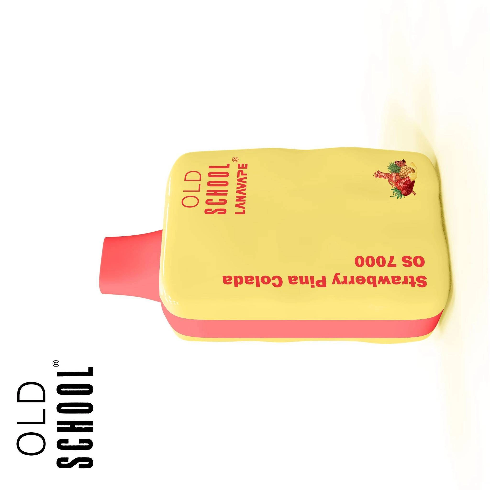 100% fábrica original de cigarrillos electrónicos Old School 7000 Puffs 0/2/3/5% Nicotina Precio Venta al por mayor desechable VAPE Cargador portátil