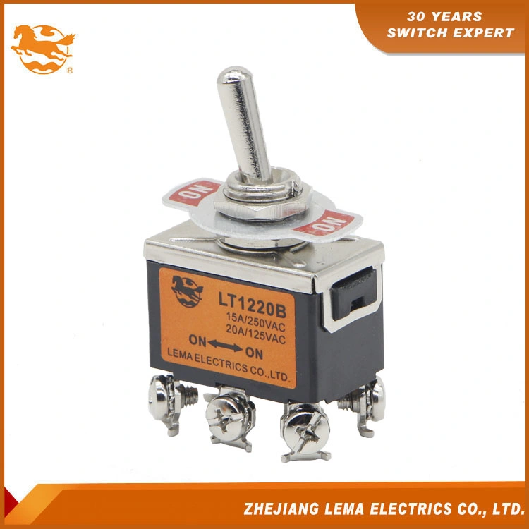 Factory Directly Sale Screw Terminal Double Toggle Switch