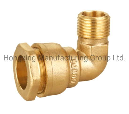 Brass or Dzr Compression Fittings PE Pipe Straight Tap Connector