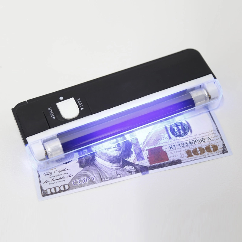 DC-01 UV Black Light Currency Check Money Detector Bill Detector Machine