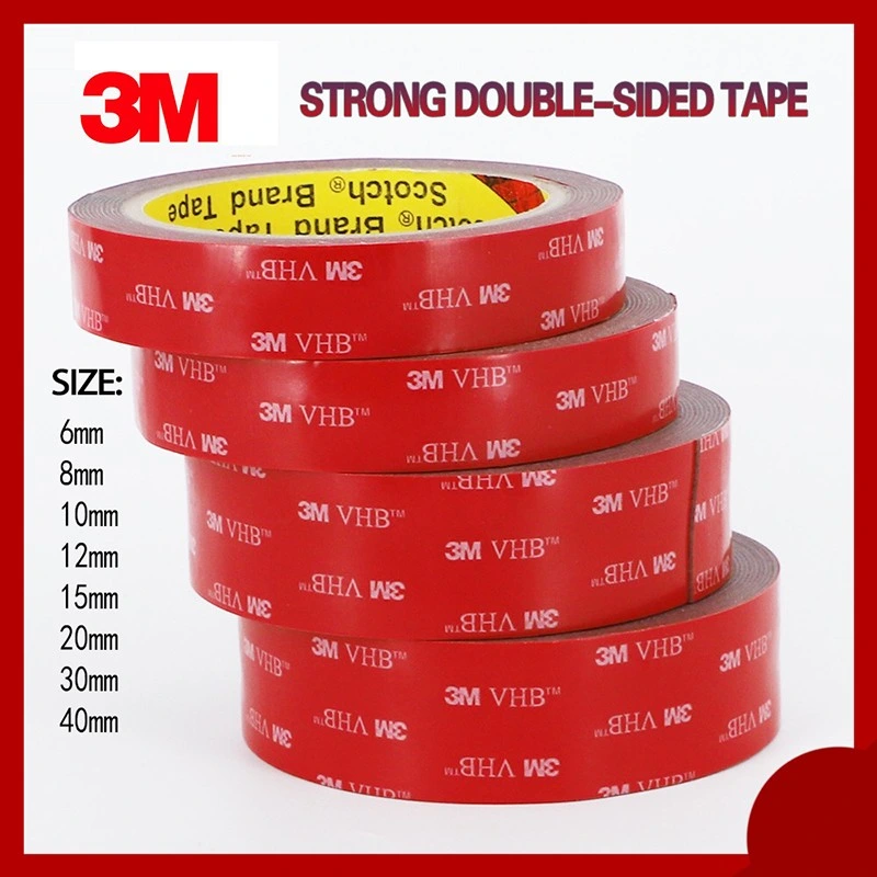 Custom Acrylic Foam Adhesive Tape Heavy Duty Mounting Tape Pad Waterproof 5608/ 5952/ 4905/4910 3m Vhb Tape Double Sided Tape